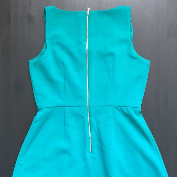 Loft Green Dress w/ Two Pockets - Picture 4 of 5
